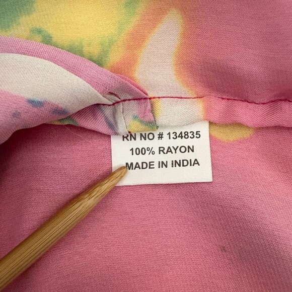 NWT Manish Vaid Colorful Romper Size S Roll Tab Long Sleeve Beaded Embellished - Picture 10 of 16